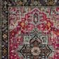 Safavieh Monaco MNC253J-3 3" x 5" Fuchsia/Grey Area Rug, , large