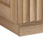 HOMLUX 83" Fluted Kitchen Island in Natural, , large