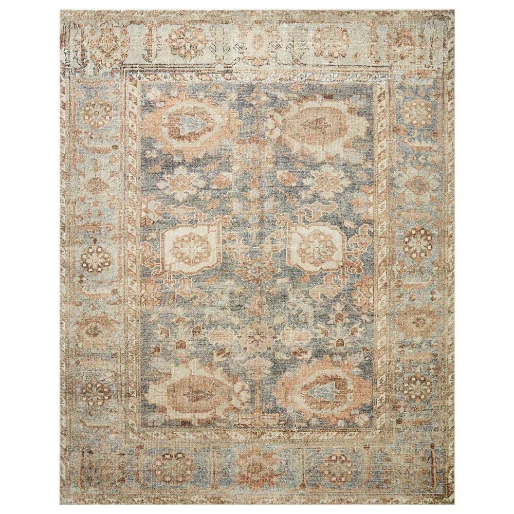 Loloi II Margot 8"6" x 11"6" Ocean and Spice Area Rug, , large