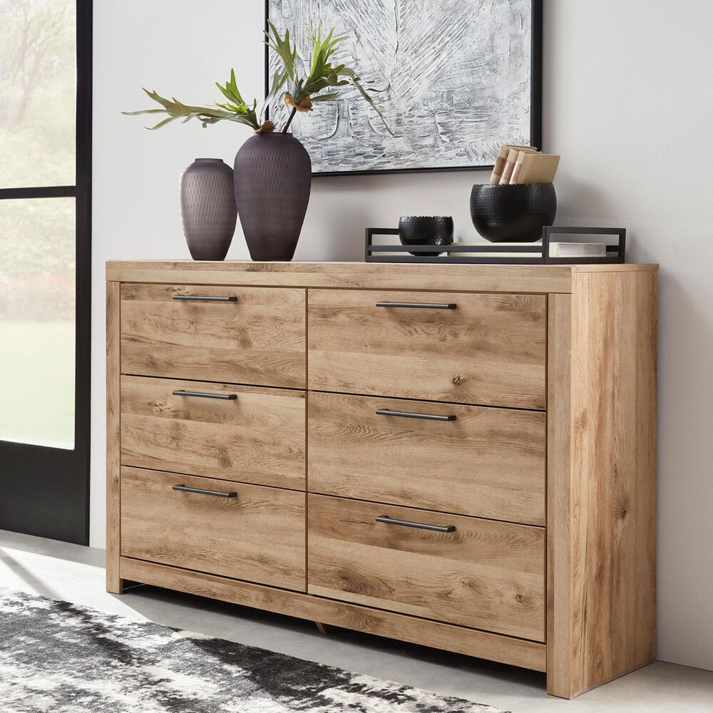 Ashley Hyanna 3-Piece Full Bedroom Set in Golden Rust Tan
, , large