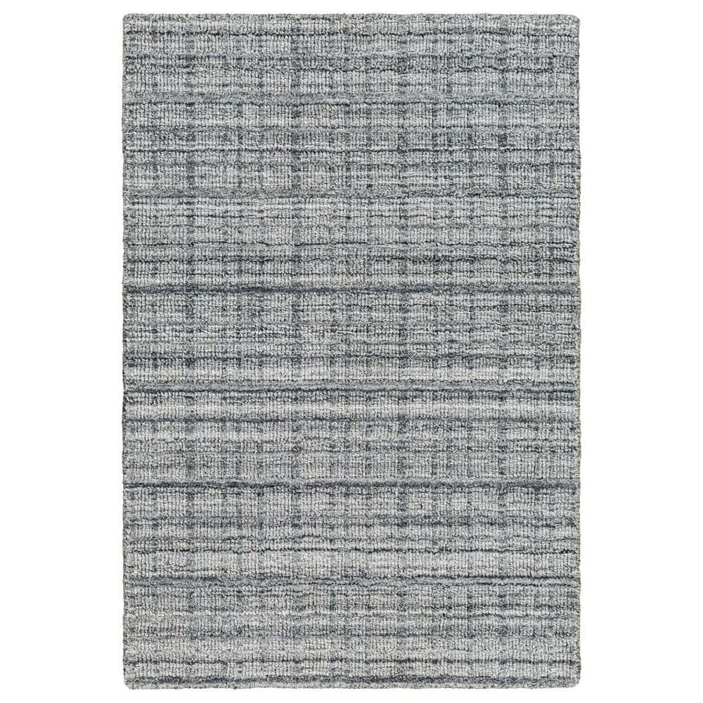 Surya Fresno 5" x 7"6" Light Gray, Medium Gray, Charcoal, Pewter Area Rug, , large
