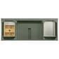 James Martin Vanities Breckenridge 60" Single Bathroom Vanity in Smokey Celadon with 3 cm Charcoal Soapstone Quartz Top and Rectangular Sink, , large