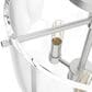 Hunter Sacha 3-Light Semi-Flush Mount in Brushed Nickel, , large