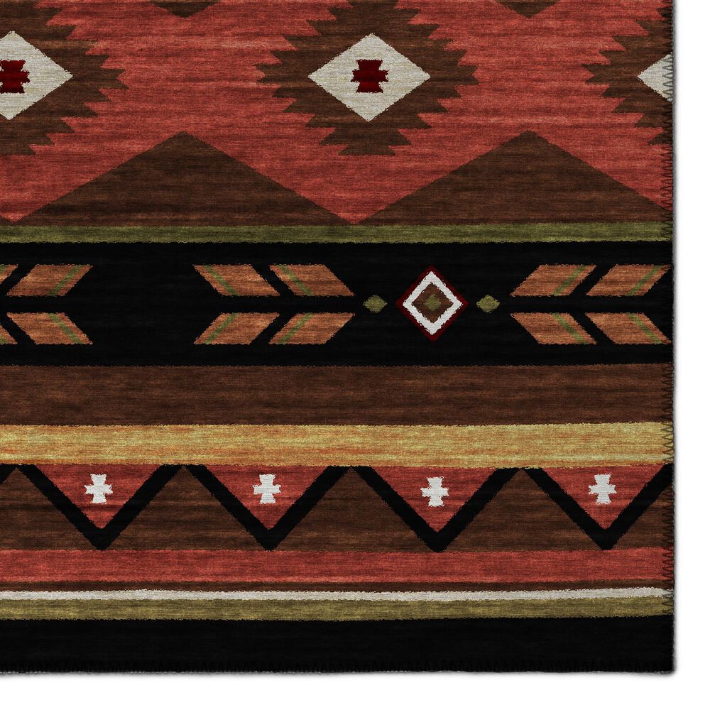 Dalyn Rug Company Phoenix 6&#39; x 9&#39; Chocolate Indoor/Outdoor Area Rug, , large
