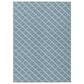 Dalyn Rug Company York 10" x 14" Sky Blue Indoor/Outdoor Area Rug, , large