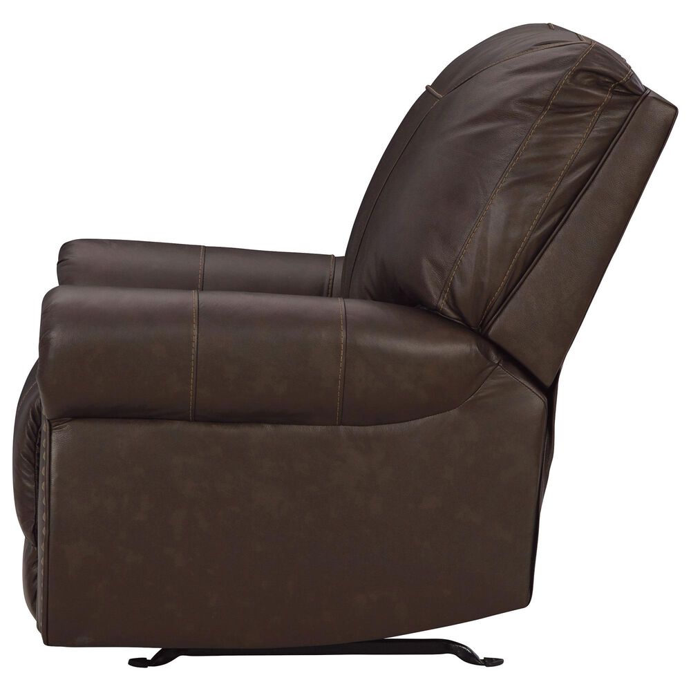Ashley Colleton Recliner in Dark Brown, , large