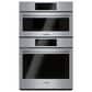 Bosch 800 Series 2-Piece Kitchen Package with 30" Double Combination Oven 30" Gas Cooktop and in Stainless Steel, , large