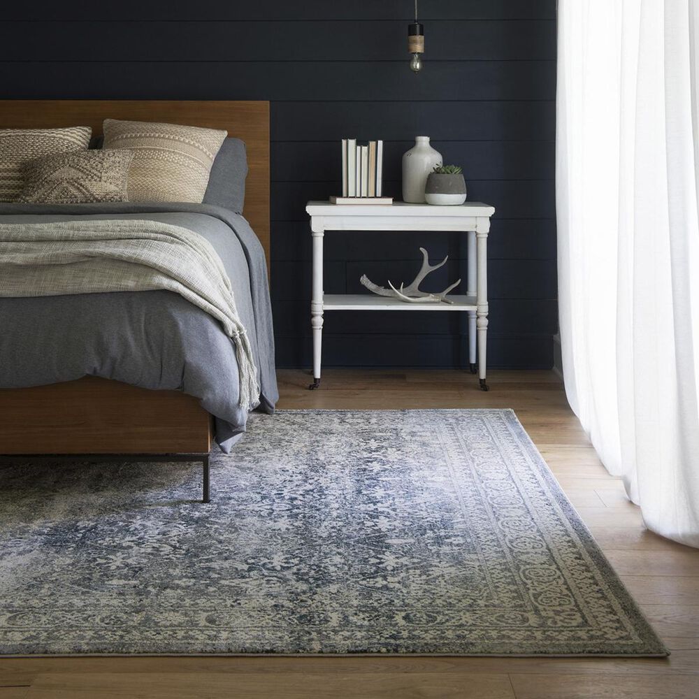 Magnolia Home Everly VY-04 3"7" x 5"7" Slate Area Rug, , large
