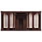 James Martin Vanities Brittany 48" Single Bathroom Vanity in Burnished Mahogany with Single Hole 3 cm White Zeus Quartz Top and Rectangular Sink, , large