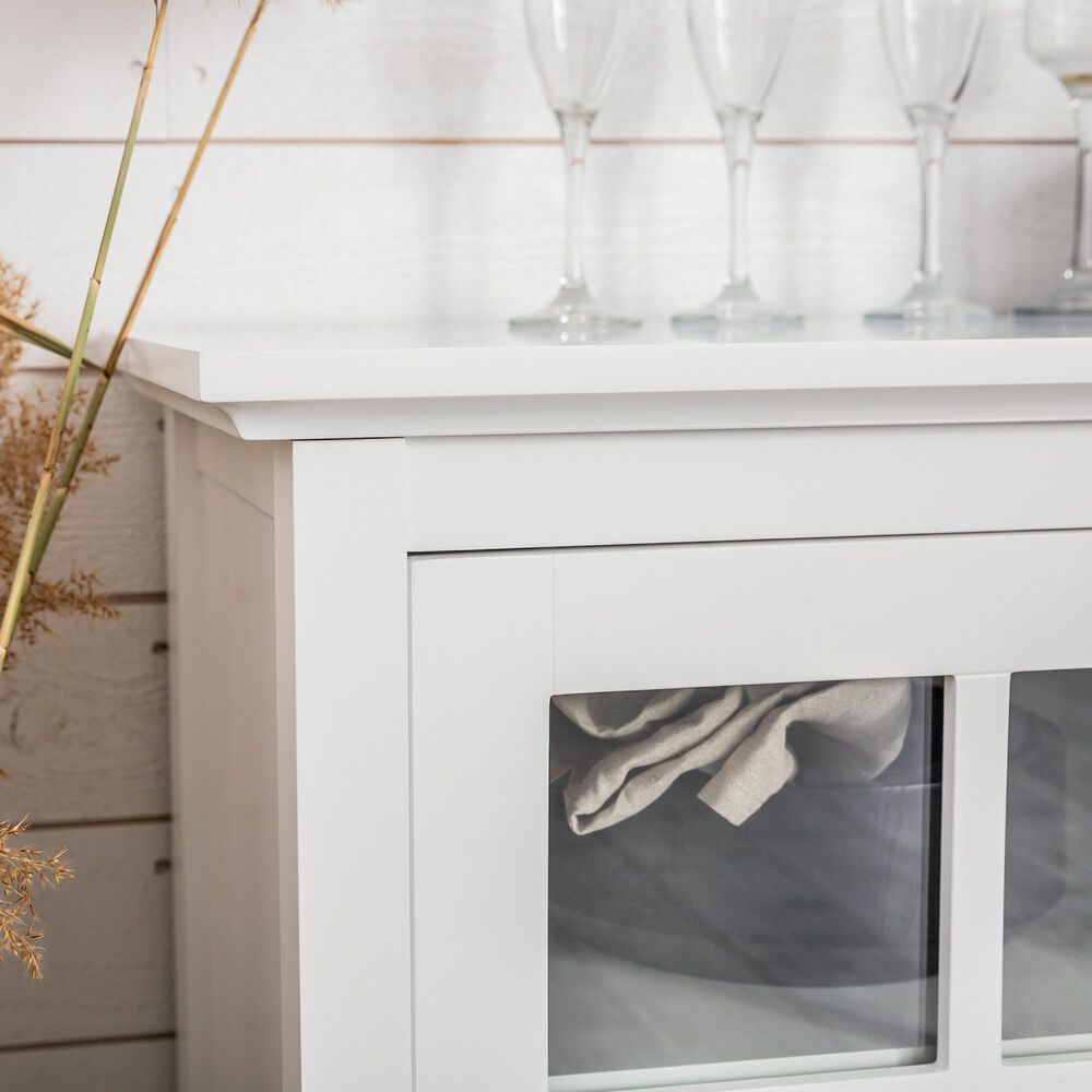 Walker Edison 52&quot; TV Stand in White, , large