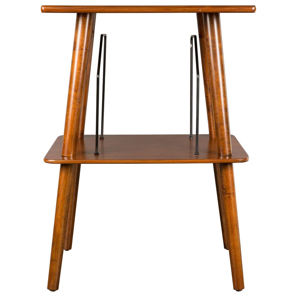 Crosley Furniture Manchester Turntable Stand in Mahogany, , large