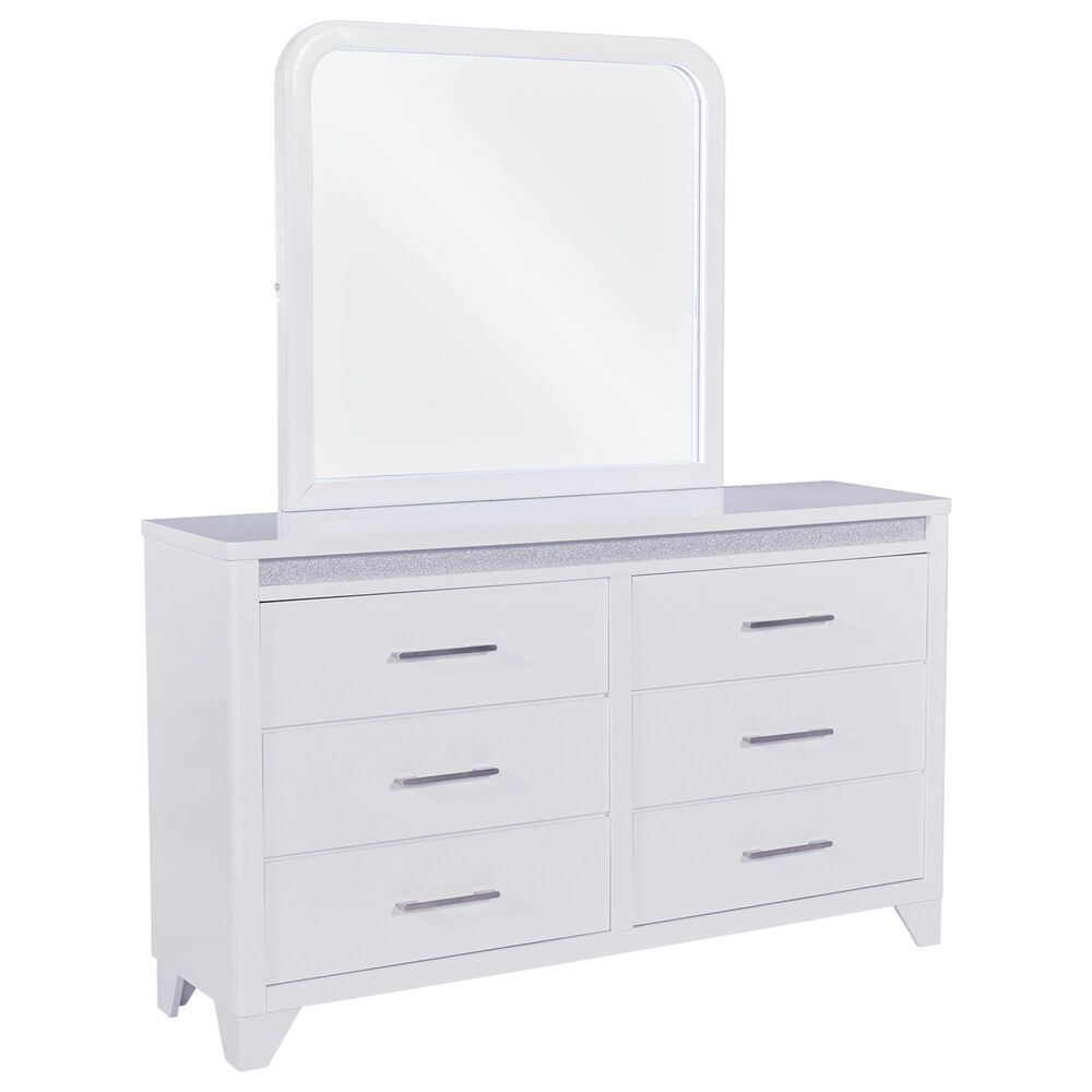 Ashley Jarlee 5-Piece California King Upholstered Bedroom Set in White, , large