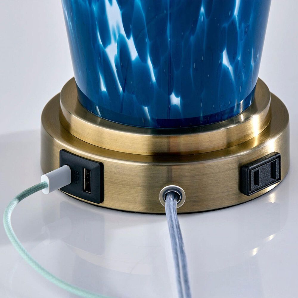 Adesso Grady Table Lamp in Blue (Set of 2), , large