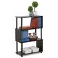 HOMLUX Flexi 4-Tier Rack Bookshelf in Espresso, , large