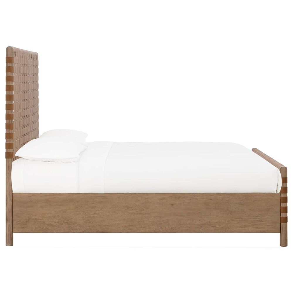 Urban Home Dorsey Queen Platform Bed with Two Nightstand in Granola, , large