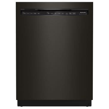 KitchenAid 24" Built-In Pocket Handle Dishwasher with FreeFlex 3rd Rack and Front Control in Black Stainless Steel, , large