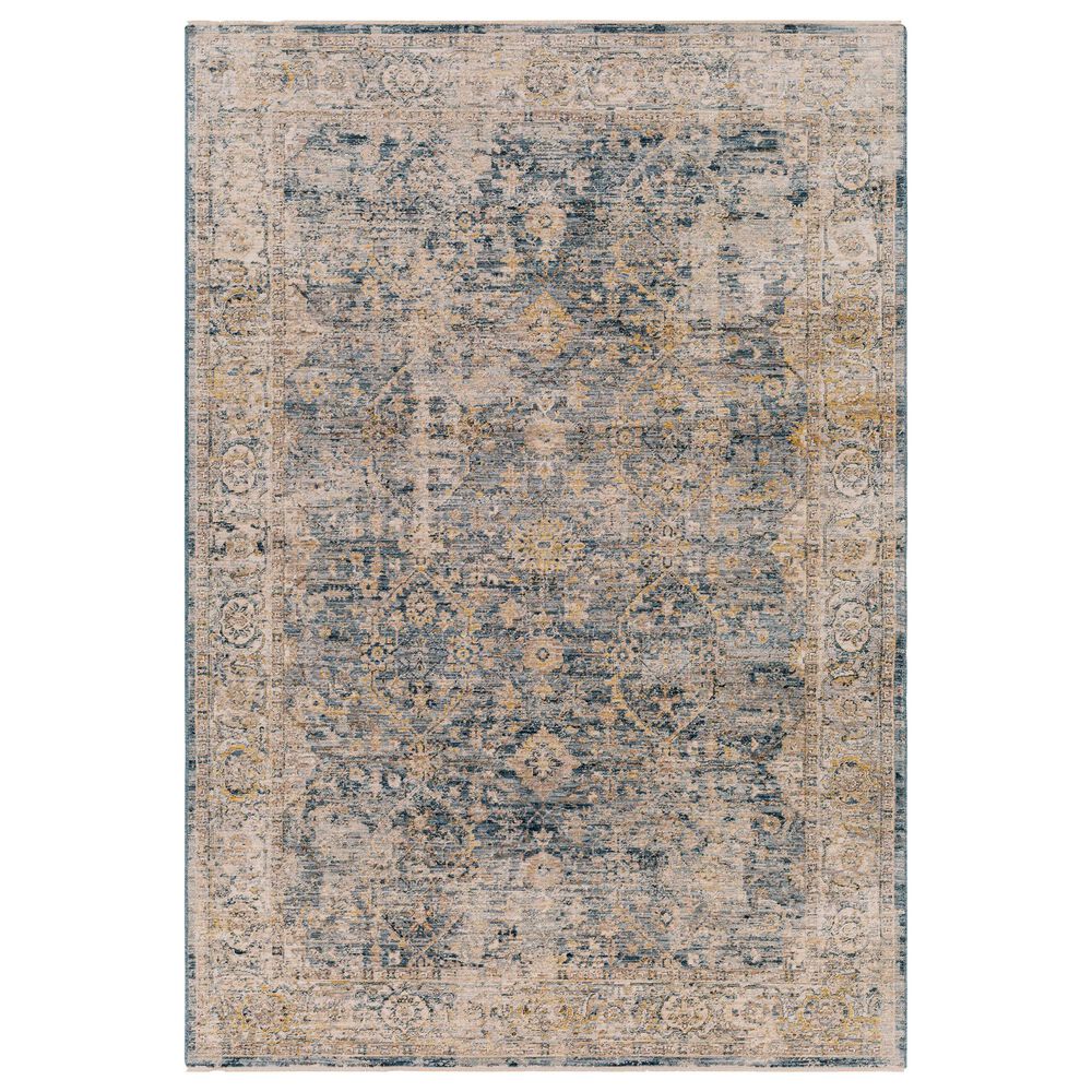 Surya Aspendos 10" x 13"11" Denim, Gray, Wheat, Taupe, Black and Light Beige Area Rug, , large