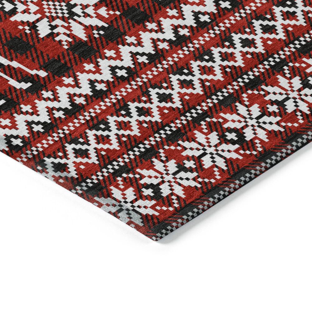Dalyn Rug Company Wonderland WN28 2&#39;6&quot; x 3&#39;10&quot; Red Indoor/Outdoor Area Rug, , large