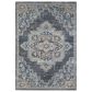 Central Oriental Orient Dorcie 3"1" x 5"3" Blue and Dark Grey Area Rug, , large