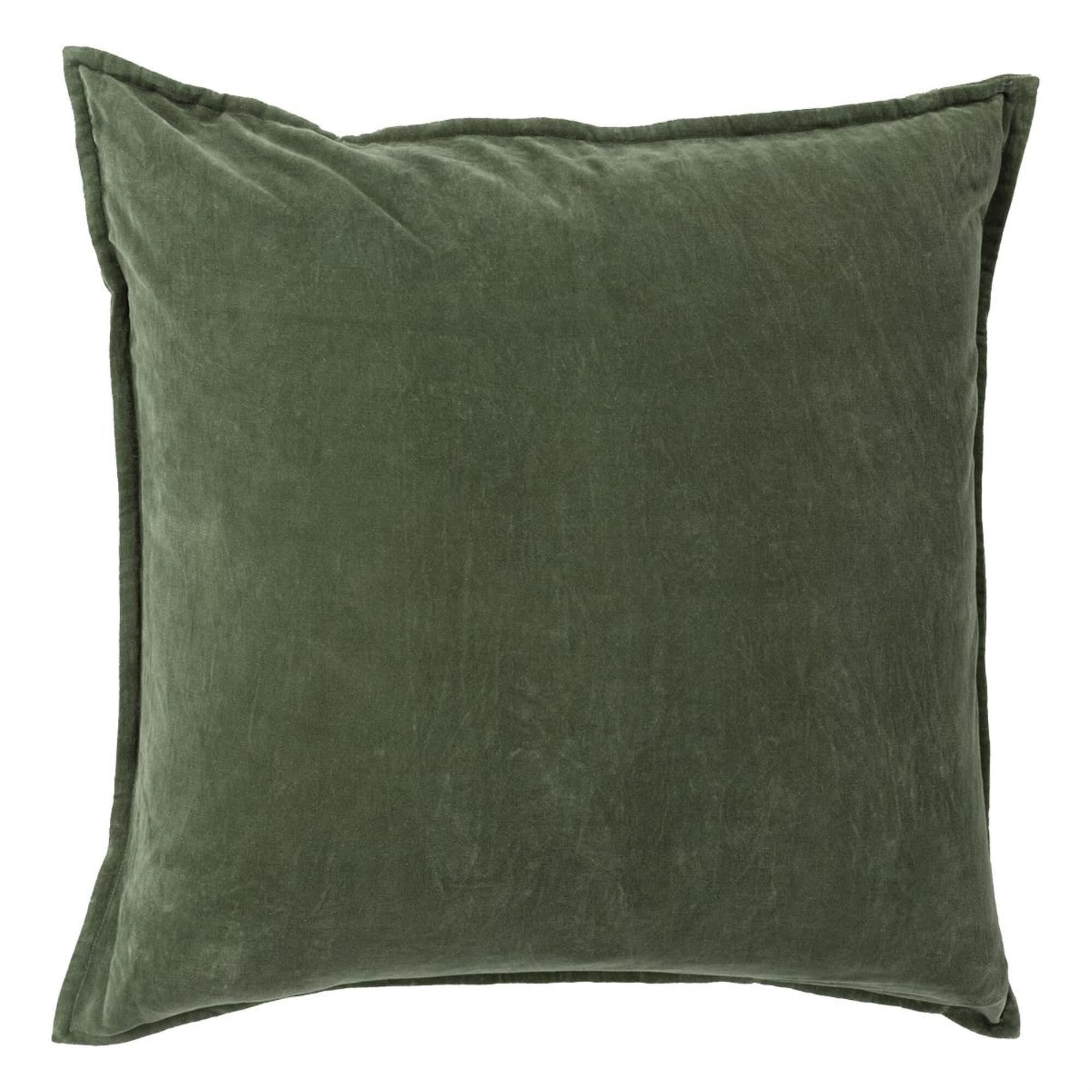 Kelly green velvet pillows clearance