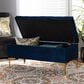 Baxton Studio Valere Storage Ottoman in Navy Blue, , large