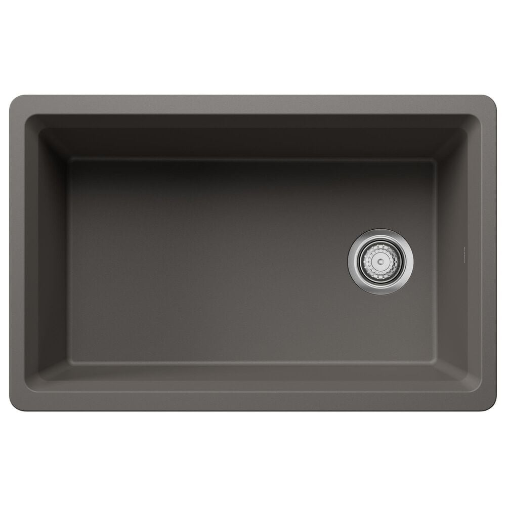 Blanco Inteos 30&quot; Undermount Single Bowl Kitchen Sink in Volcano Gray, , large