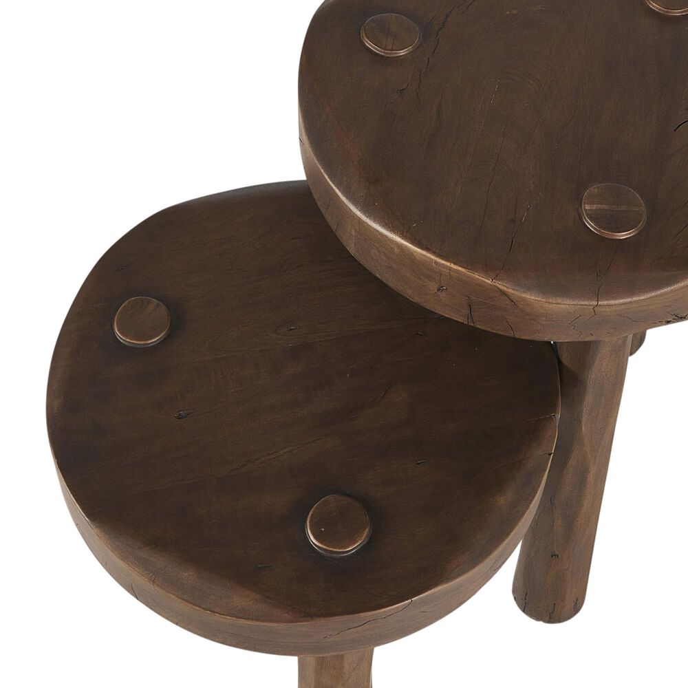 Four Hands Maha Accent Table in Aged Belgium Bleach, , large