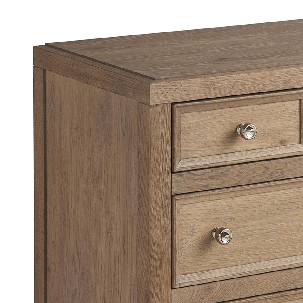 Universal Furniture Weekender Queen Panel Bed with Two Nightstands in Sand Dune, , large