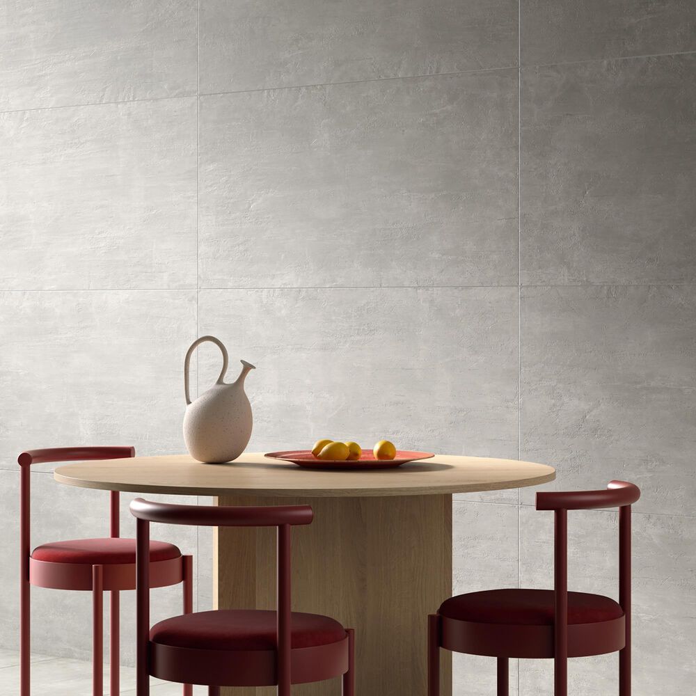 Emser Unified Gray 24" x 47" Tapiz Matte Porcelain Tile, , large