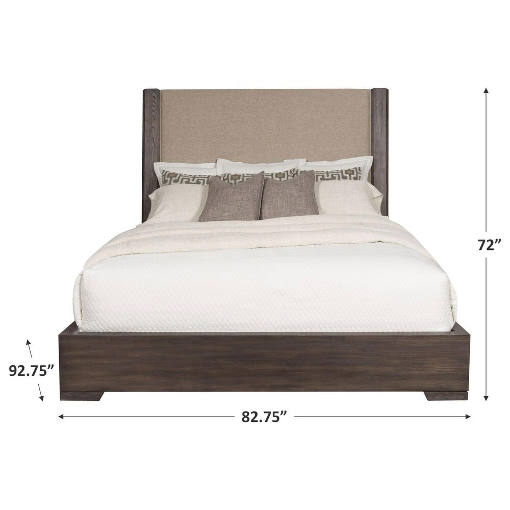 Vanguard Furniture Ridge King Upholstered Panel Bed in Appalachian, , large