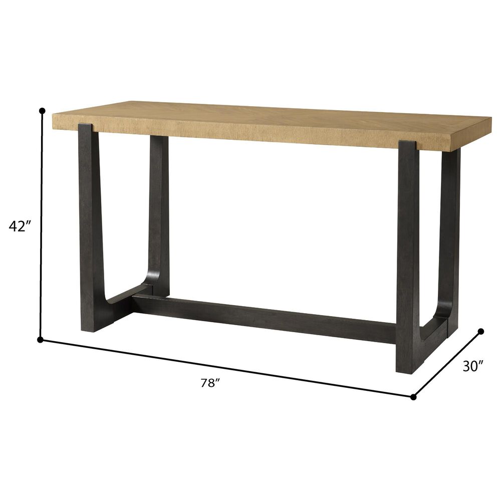 Emerald Home Furnishings Sutton Place Bar Height Dining Table in Caramel and Cocoa - Table Only, , large