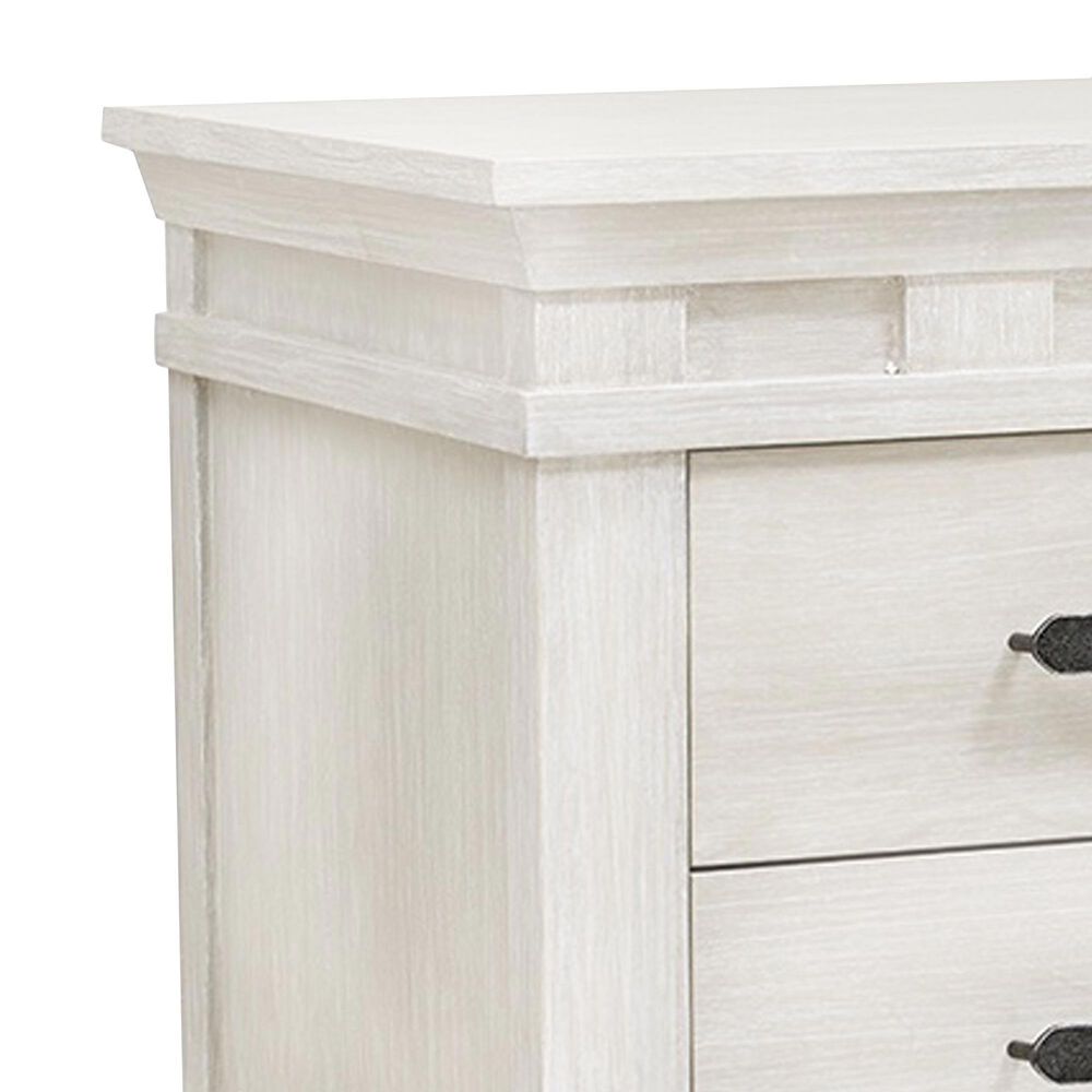 Sorelle Furniture Brookfield Elite 2-Drawer Nightstand in Brushed Ivory, , large