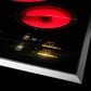 JennAir Lustre 36" Electric Cooktop with 5 Elements in Black and Stainless, , large