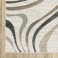 Oriental Weavers Cambria Swirls 3"3" x 5" Beige Area Rug, , large
