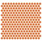 Dal-Tile Color Wheel Orange Burst 13"" X 11"" Ceramic Mosaic Sheet, , large