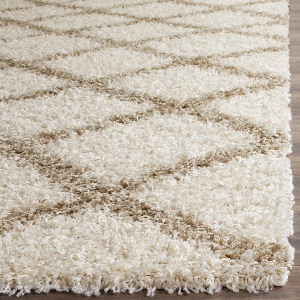 Safavieh Dallas Shag SGD258B-10 10&#39; x 14&#39; Ivory/Beige Area Rug, , large