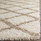 Safavieh Dallas Shag SGD258B-10 10" x 14" Ivory/Beige Area Rug, , large