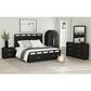 Mayberry Hill Ridgemont King Storage Bed in Black, , large