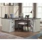 Sauder Palladia L-Shaped Desk in Glacier Oak and Rosso Slate, , large