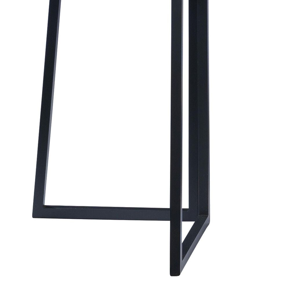 Hearth and Haven 2-Drawer L-Shaped Desk in Dark Walnut, , large