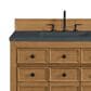 James Martin Malibu 36" Single Bathroom Vanity in Amber Birch with 3 cm Charcoal Soapstone Quartz Top and Rectangular Sink, , large