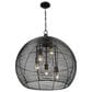 Golden Lighting Calypso 5-Light Pendant in Matte Black, , large