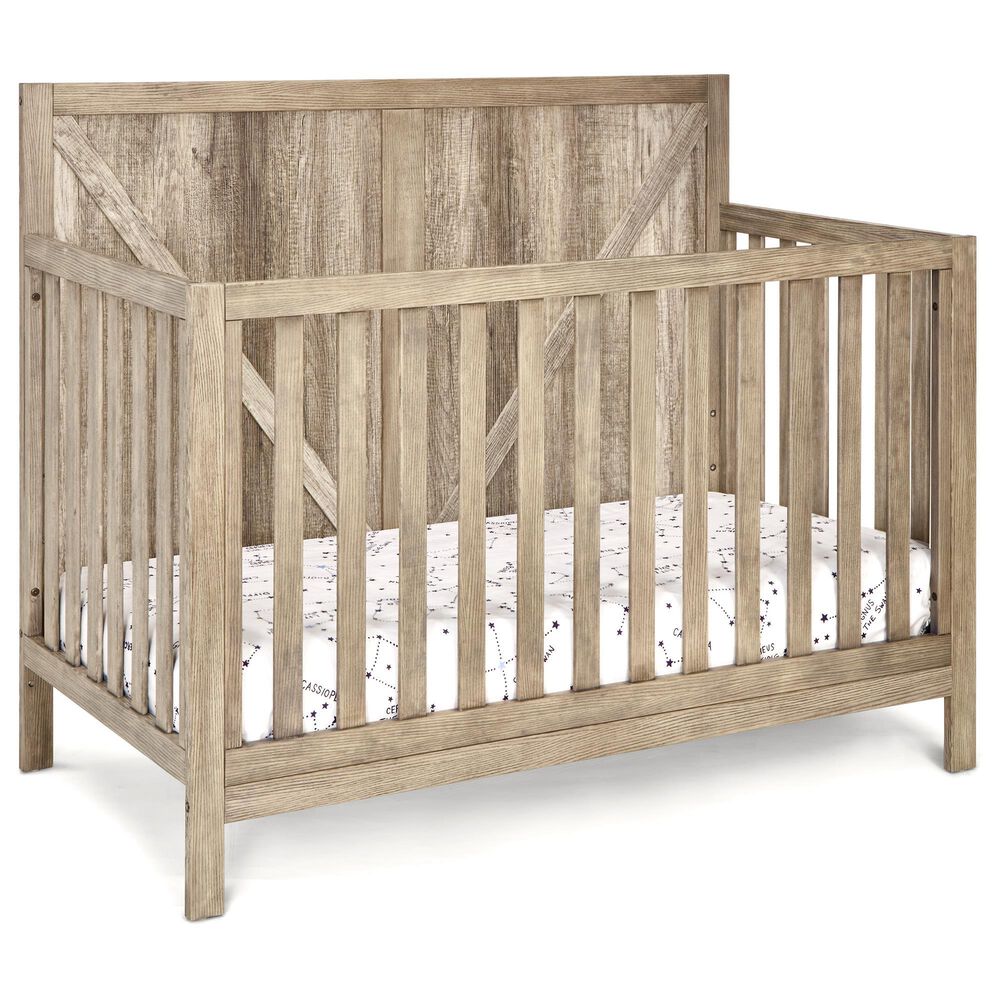 Suite Bebe Barnside 4-In-1 Lifetime Crib in Vintage Chestnut, , large