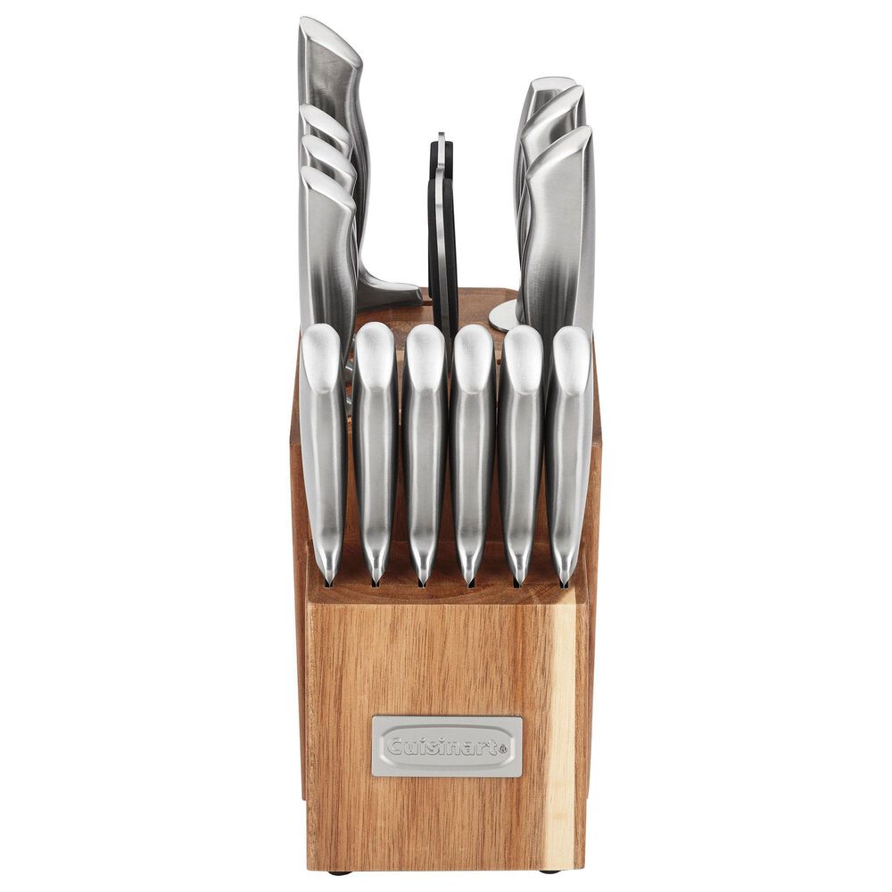 Cuisinart Elite Series 15-Piece Knife Block Set in Stainless Steel, , large