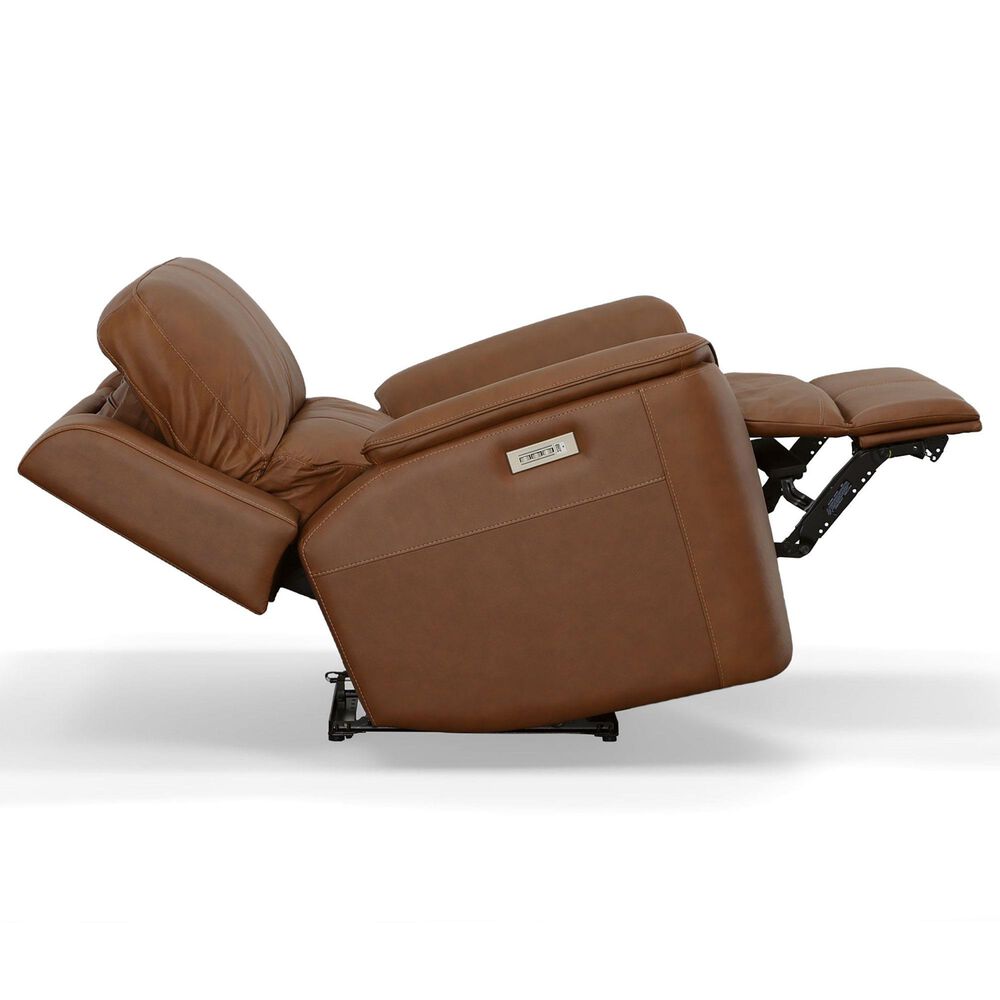Flexsteel Henry 3-Piece Power Reclining Living Room Set in Caramel, , large