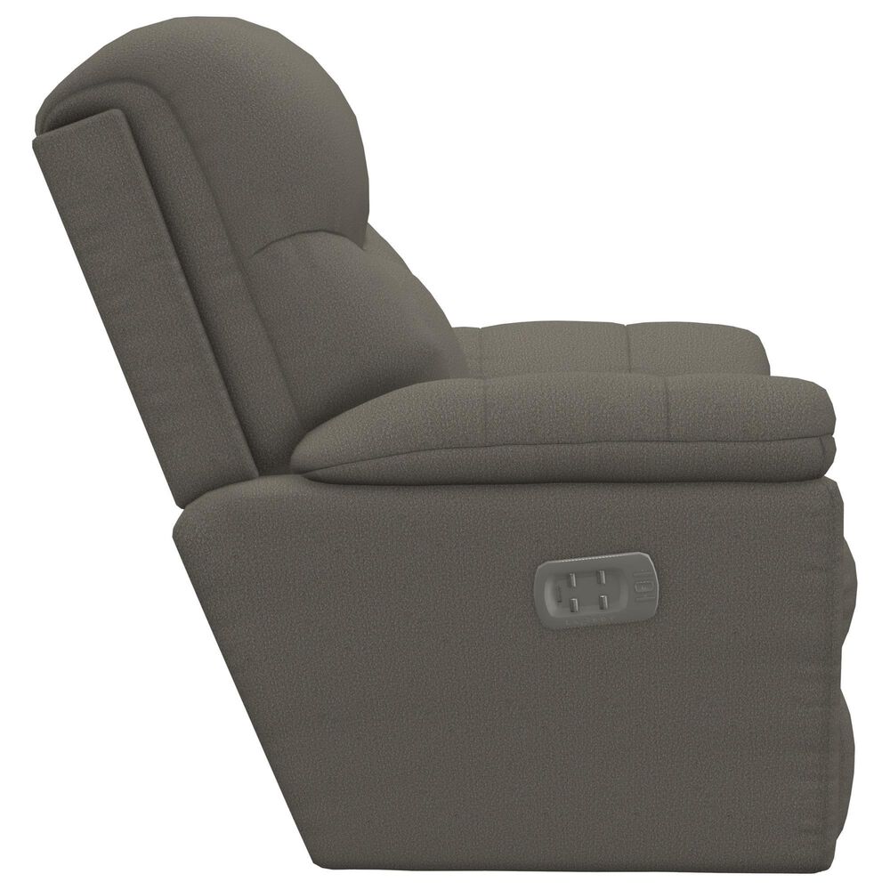 La-Z-Boy Morrison Power Rocking Recliner with Power Headrest and Lumbar in Dark Silver, , large