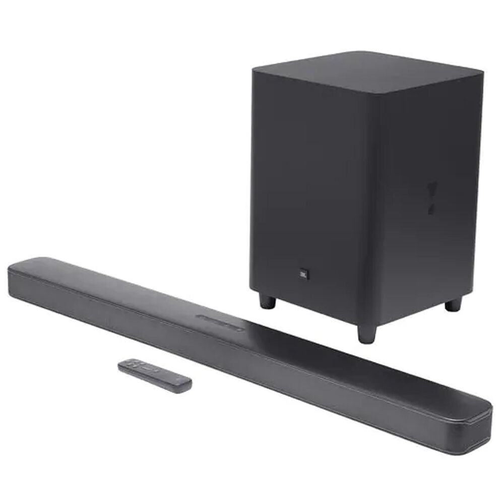 JBL 5.1 Channel Soundbar and Wireless Subwoofer System in Black, , large