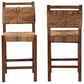 Baxton Studio Cordoba Counter Stool in Mahogany (Set of 2), , large