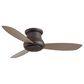 Minka-Aire Concept II 52" Flush Mount Ceiling Fan with LED Light in Oil Rubbed Bronze, , large