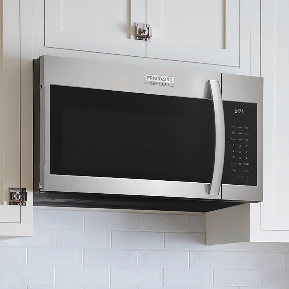 Frigidaire Gallery 2-Piece Kitchen Package with 5.1 Cu. Ft. Gas Range and 30" Over-The-Range Microwave in Stainless Steel, , large